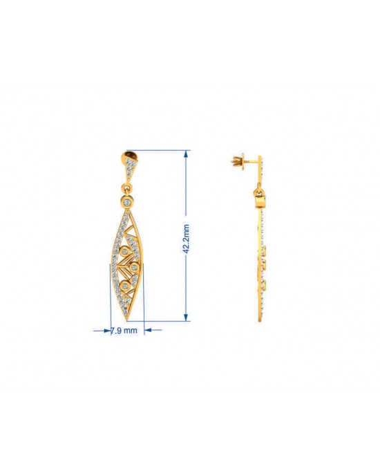 Navika Diamond Danglers Navika Diamond Danglers