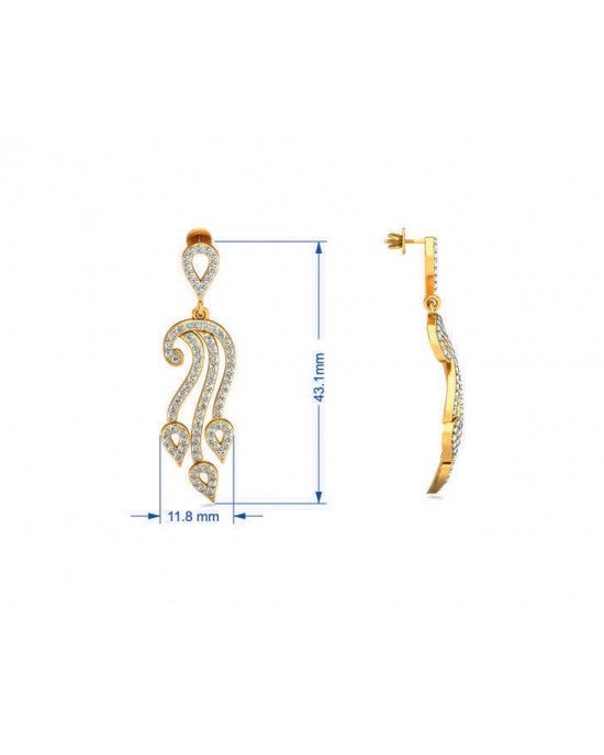 Diya Diamond Drop Earrings Diya Diamond Drop Earrings