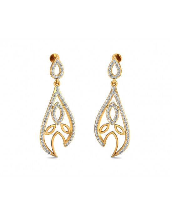 Devangi Diamond Drop Earrings Devangi Diamond Drop Earrings
