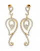 Paisley Diamond Earrings in Gold Paisley Diamond Earrings in Gold