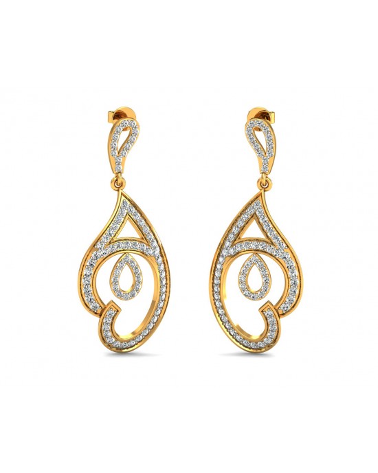 Tamira Long Diamond Earrings Tamira Long Diamond Earrings