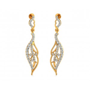 Narmin Long Diamond Earrings