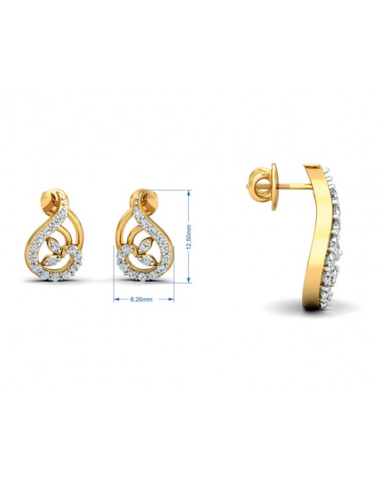 Charvi Designer Diamond Earrings Charvi Designer Diamond Earrings