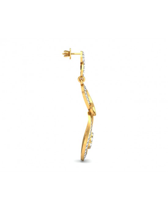 Infinity Dangle Drop Diamond Earrings Infinity Dangle Drop Diamond Earrings