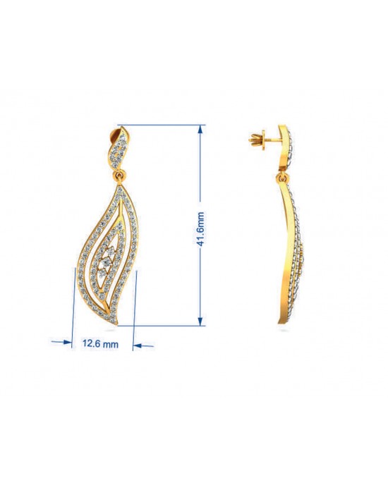 Dipti Diamond Dangle Earrings Dipti Diamond Dangle Earrings