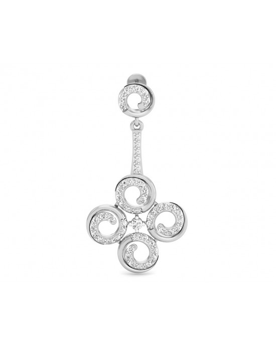 Contemporary Club Diamond Danglers