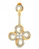 Contemporary Club Diamond Danglers Contemporary Club Diamond Danglers