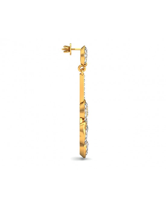 Contemporary Club Diamond Danglers Contemporary Club Diamond Danglers