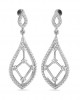 Rai Long Diamond Earrings in Gold