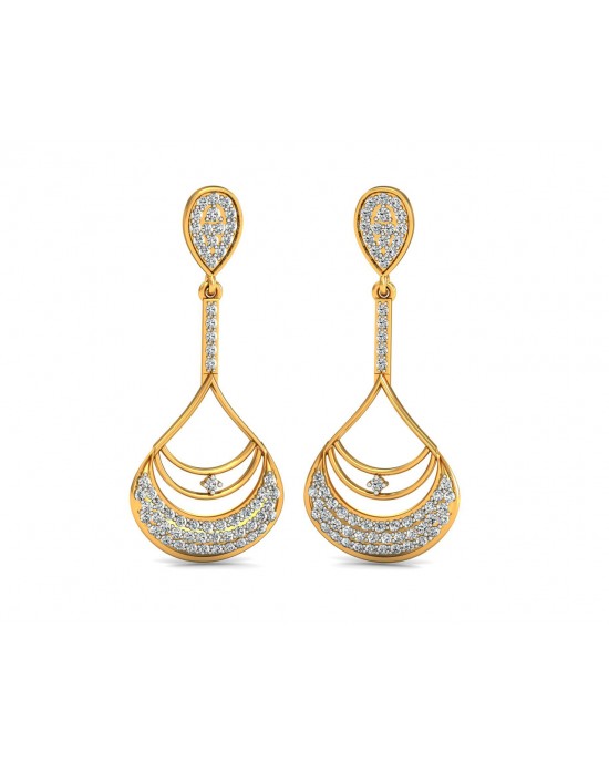 Trisha Round Brilliant Diamond Earrings Trisha Round Brilliant Diamond Earrings