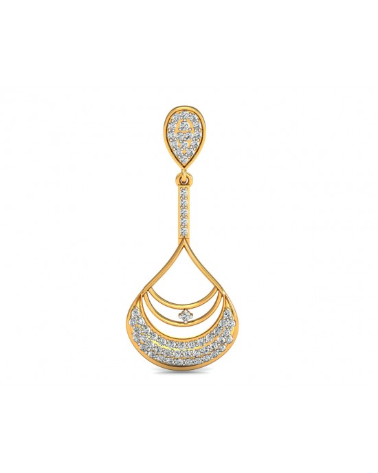 Trisha Round Brilliant Diamond Earrings Trisha Round Brilliant Diamond Earrings