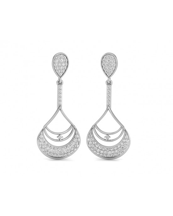 Trisha Round Brilliant Diamond Earrings Trisha Round Brilliant Diamond Earrings