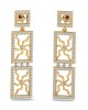 Kriti Long Diamond Earrings