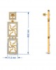 Kriti Long Diamond Earrings