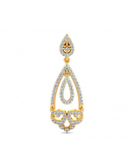 Ekvira Long Diamond Danglers