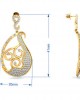 Eka Diamond Drop Earrings