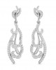 Abstract Designer Diamond Earrings