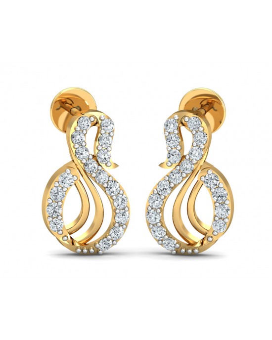 Swan Diamond Earrings Swan Diamond Earrings