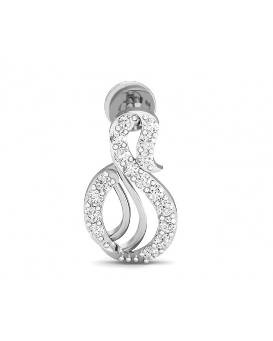 Swan Diamond Earrings Swan Diamond Earrings