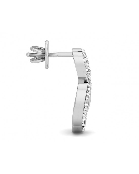 Swan Diamond Earrings Swan Diamond Earrings