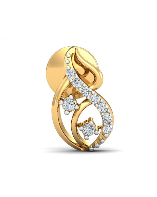 Deena Round Brilliant Cut Diamond Earrings Deena Round Brilliant Cut Diamond Earrings