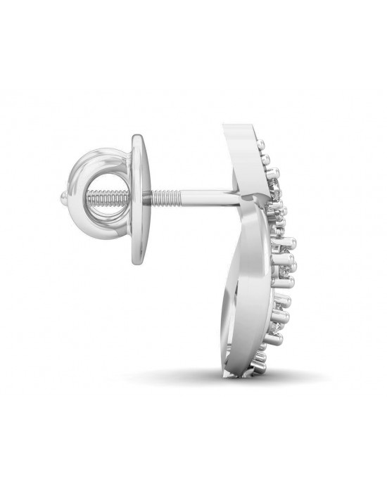 Deena Round Brilliant Cut Diamond Earrings Deena Round Brilliant Cut Diamond Earrings