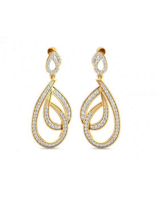 Gayle Long Diamond Earrings Gayle Long Diamond Earrings