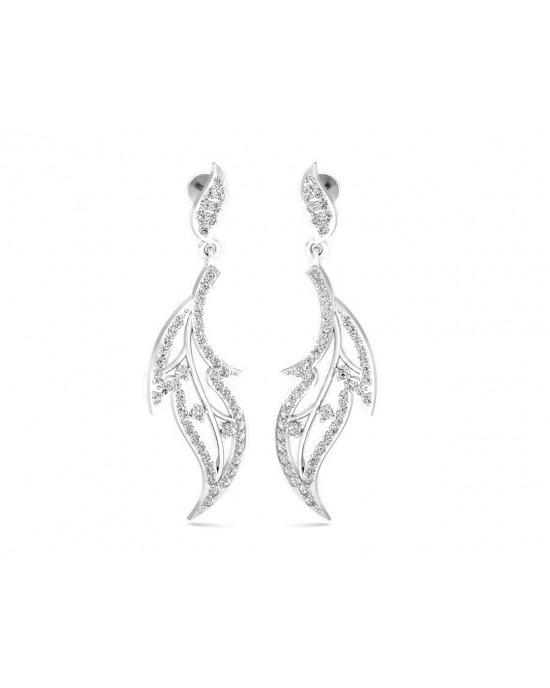 Friya Long Diamond Danglers Friya Long Diamond Danglers