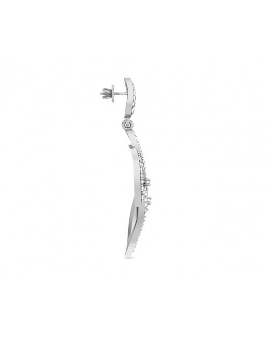 Friya Long Diamond Danglers Friya Long Diamond Danglers
