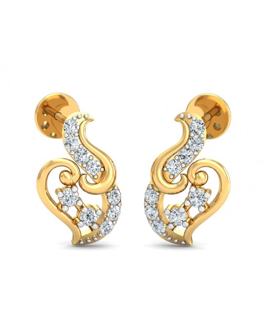 Gini Brilliant Cut Diamond Earrings Gini Brilliant Cut Diamond Earrings