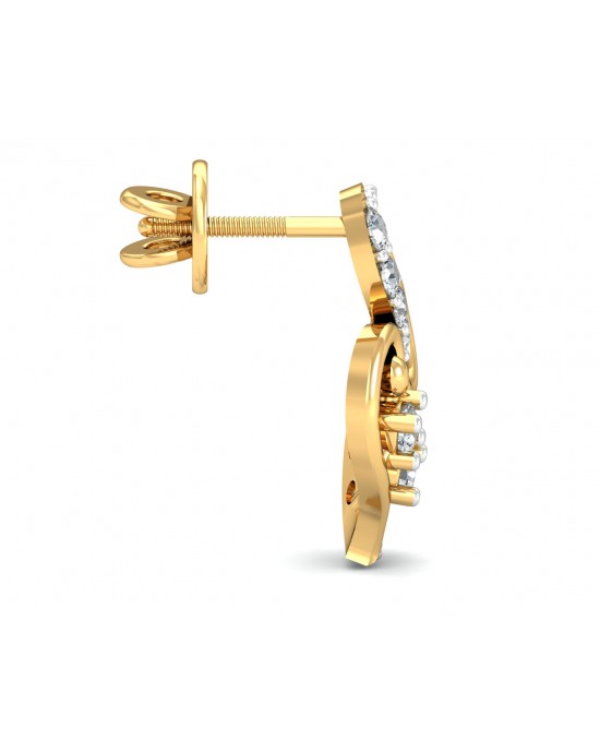 Gini Brilliant Cut Diamond Earrings Gini Brilliant Cut Diamond Earrings