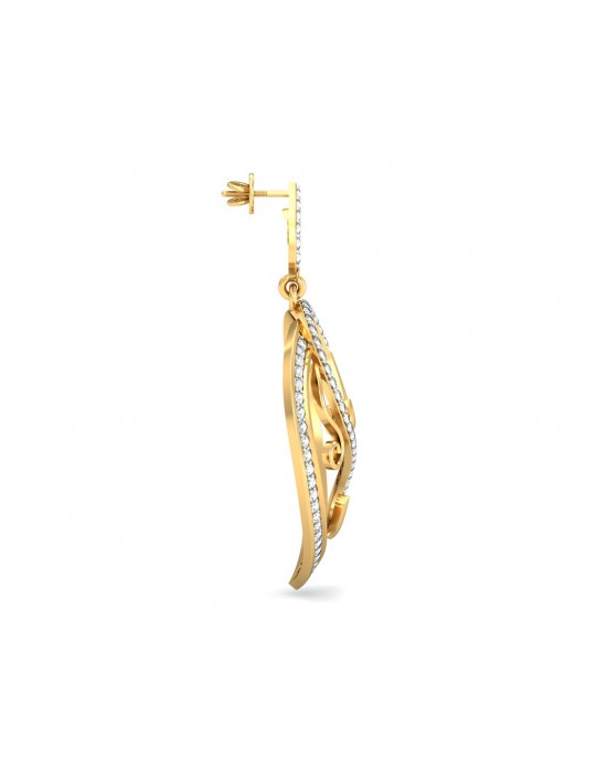 Jarn Gold Diamond Earrings Jarn Gold Diamond Earrings