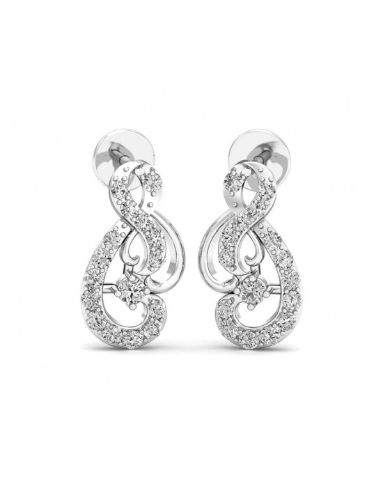 Deiva Round Brilliant Diamond Earrings Deiva Round Brilliant Diamond Earrings