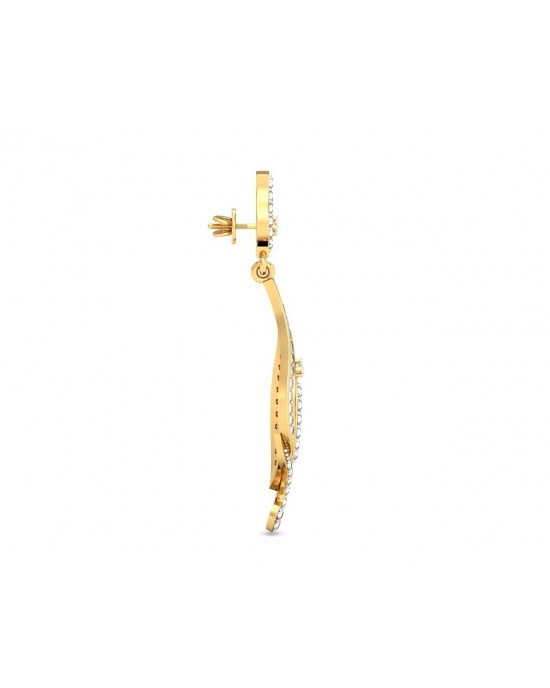 Cass Long Diamond Earrings Cass Long Diamond Earrings