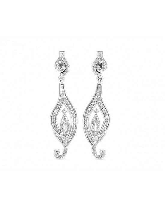 Cass Long Diamond Earrings Cass Long Diamond Earrings
