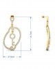 Key To My Heart Long Earrings Key To My Heart Long Earrings