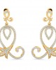 Cady Brilliant Diamond Earrings in Gold