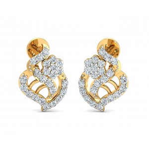 Sophia Diamond Gold Earrings