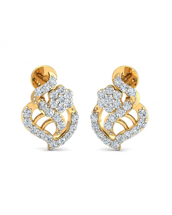 Sophia Diamond Gold Earrings Sophia Diamond Gold Earrings