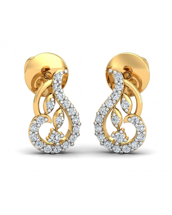 Gail Round Brilliant Diamond Earrings Gail Round Brilliant Diamond Earrings