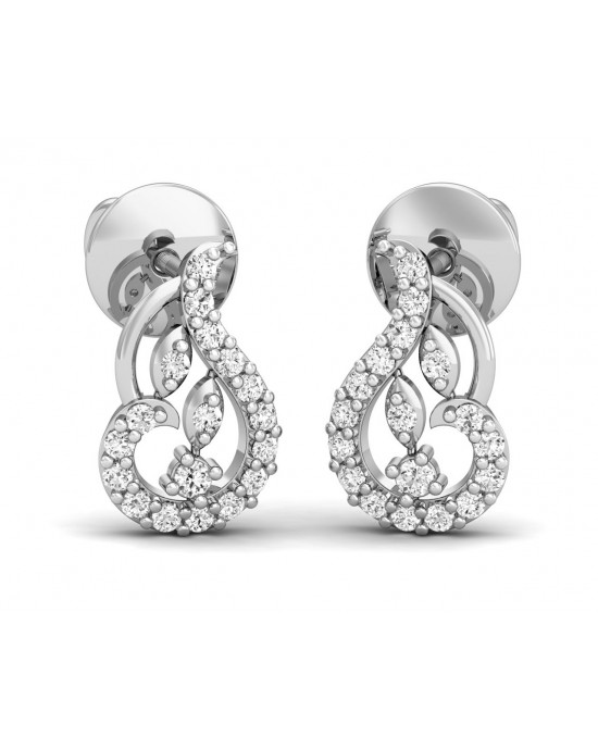 Gail Round Brilliant Diamond Earrings Gail Round Brilliant Diamond Earrings