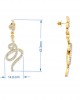 Fatina Long Diamond Danglers Fatina Long Diamond Danglers