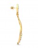 Fraya Long Diamond Danglers in Gold Fraya Long Diamond Danglers in Gold