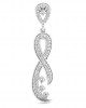 Fraya Long Diamond Danglers in Gold Fraya Long Diamond Danglers in Gold
