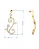 Fleur Long Brilliant Diamond Earrings