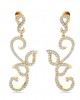 Flor Long diamond Earrings Flor Long diamond Earrings