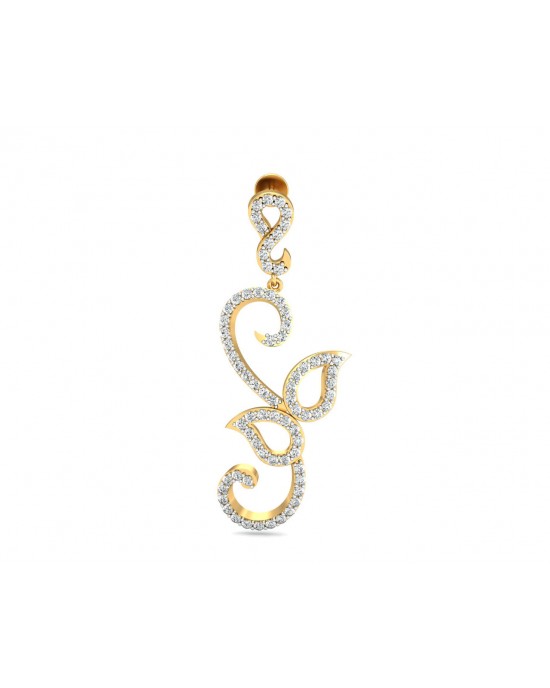 Flor Long diamond Earrings Flor Long diamond Earrings