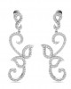 Flor Long diamond Earrings Flor Long diamond Earrings