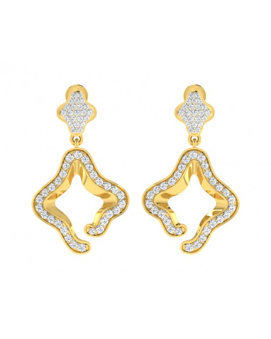 Ilsa Diamond Earrings in Gold Ilsa Diamond Earrings in Gold
