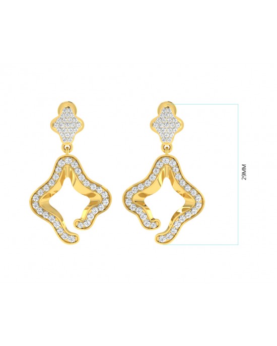 Ilsa Diamond Earrings in Gold Ilsa Diamond Earrings in Gold